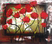 Image 1 of Abstr-RedFlowers