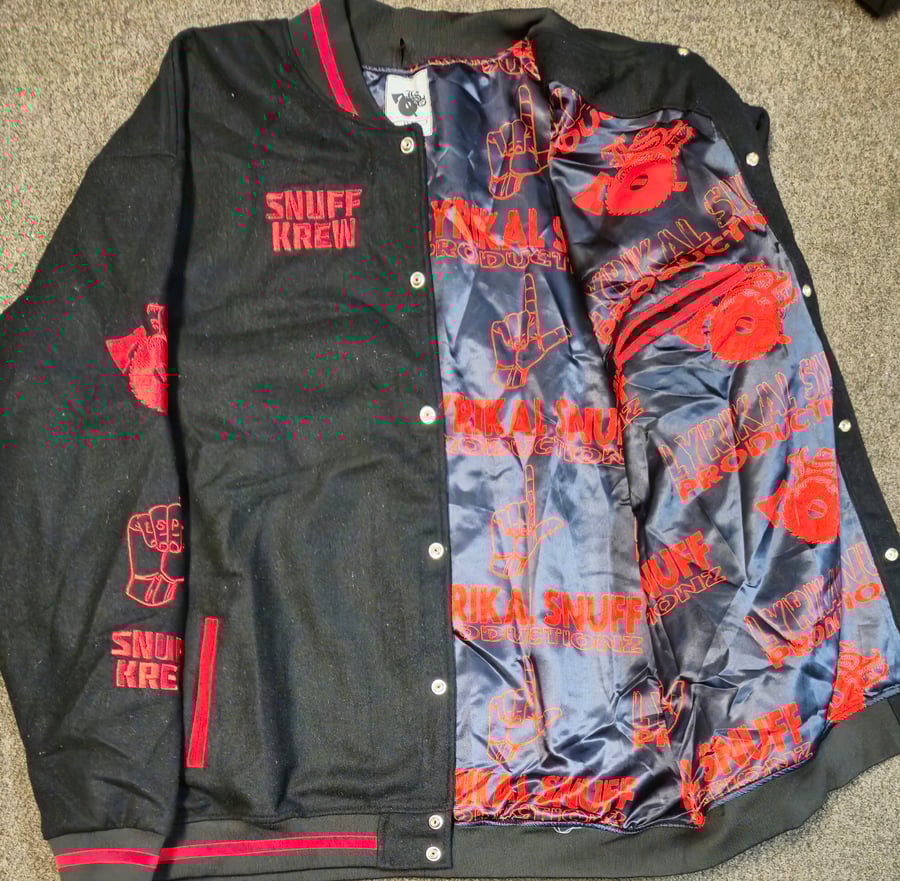 Image of LSP: 2025 RED  LTD EDITION ALL OVER VARSITY JACKET 