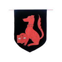 Learned Dog Pennant 
