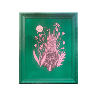 Fairy Castle Glass Painting