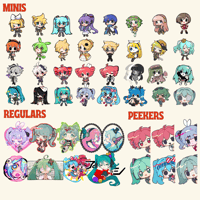Image 5 of Vocaloid Diecut Sticker Buffet