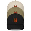 Cherin's Wolf Embroidered Organic Cotton Hat