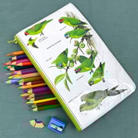 Image 2 of Birds of Australia Field Guide Book Page Pencil Case