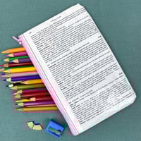 Image 2 of Galah and Cockatoo, Australian Bird Guide Book Page Pencil Case