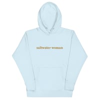 Image 7 of Saltwater Woman Unisex Hoodie