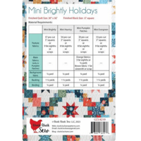 Image 2 of MINI BRIGHTLY HOLIDAYS Quilt Pattern 30" x 36" by Cluck Cluck Sew