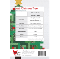 Image 2 of MINI CHRISTMAS TREE Quilt Pattern 34" x 36" by Cluck Cluck Sew