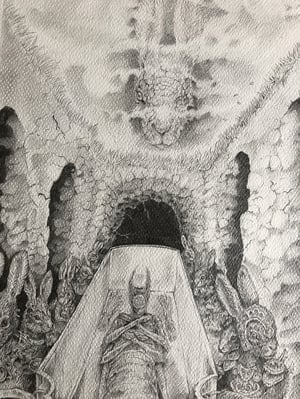 Image of 'The Burial' Original artwork