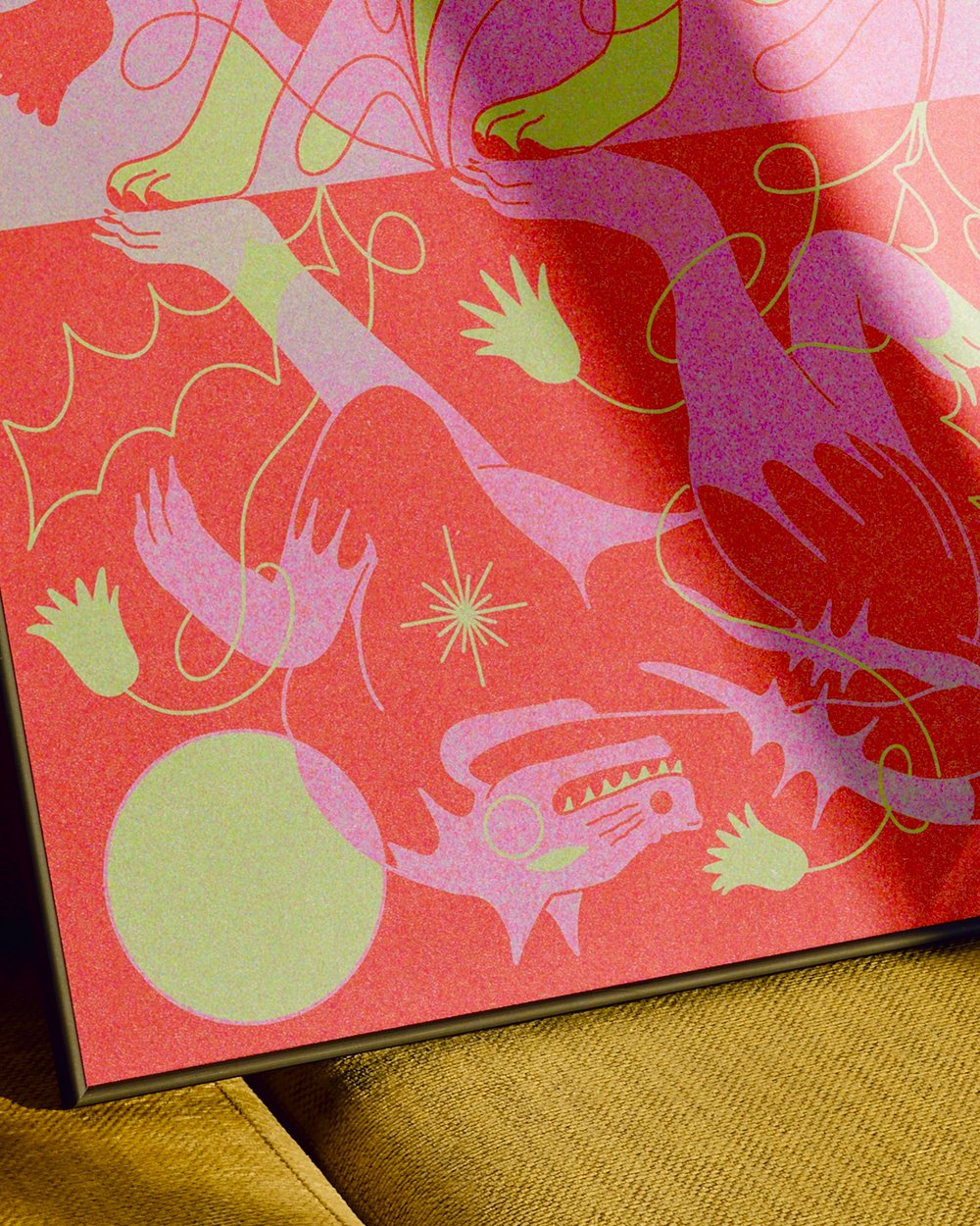 Image of Two Beasts Print