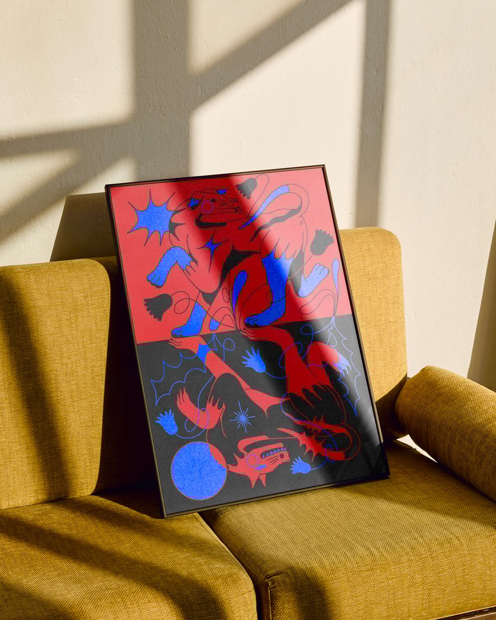 Image of Two Beasts Print