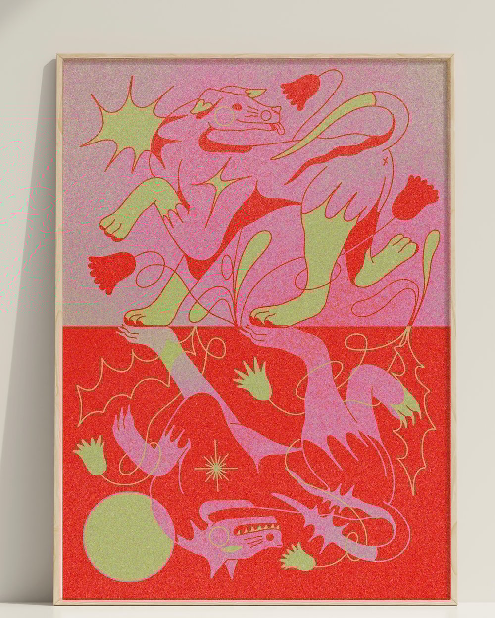 Image of Two Beasts Print