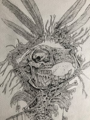 Image of 'Totem' original lllustration