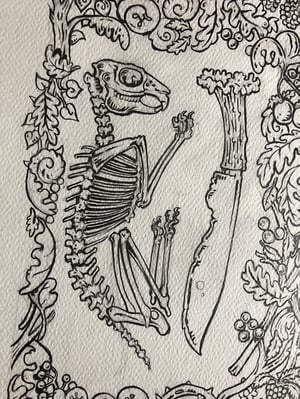 Image of 'In death' original illustration 