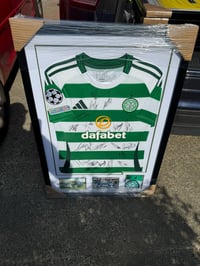 Image 2 of 2 Scottish cup final tickets + signed & framed champions shirt 15525
