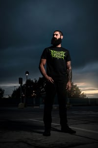 Black w. Acid Green Logo