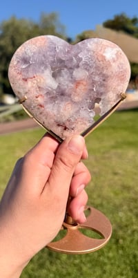 Image 4 of Pink Amethyst - Agate with Druzy