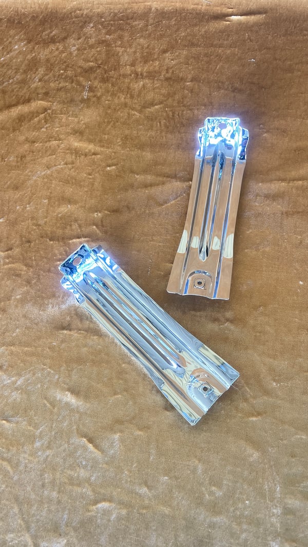 Image of FORD XM FORD XP Support Brats (Pair) Chrome