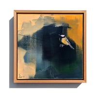 Image 1 of Original Canvas - Great Tit - 30cm x 30cm