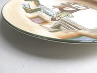 Image 20 of Antique Royal Doulton Dickens Ware Plate, Sam Weller Shoe Shiner at York to London Coach House 