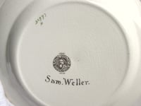 Image 21 of Antique Royal Doulton Dickens Ware Plate, Sam Weller Shoe Shiner at York to London Coach House 