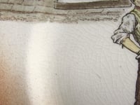 Image 18 of Antique Royal Doulton Dickens Ware Plate, Sam Weller Shoe Shiner at York to London Coach House 