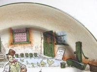 Image 9 of Antique Royal Doulton Dickens Ware Plate, Sam Weller Shoe Shiner at York to London Coach House 