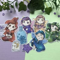 Image 1 of Cute Star Fairy Sticker Pack - 231