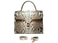 Image 2 of Wedding Formal Women Leather Handbag Purse, Genuine Python Snakeskin Crossbody Leather Bag