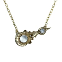 Image 3 of Halley’s Comet necklace in sterling silver or gold