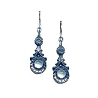 Image 1 of Halley’s Comet earrings in sterling silver or gold