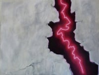 Image 1 of THERE IS A CRACK IN EVERYTHING, THAT'S HOW THE LIGHT GETS IN (original painting)