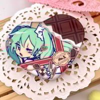 Image 2 of World Is Mine Chocolate Badge