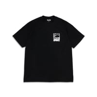 Image 1 of OTB STACKED HEAVYWEIGHT TEE - BLK