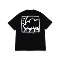 Image 2 of OTB STACKED HEAVYWEIGHT TEE - BLK