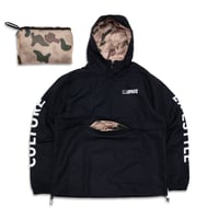 Image 1 of PACKABLE ANORAK WINDBREAKER - BLK