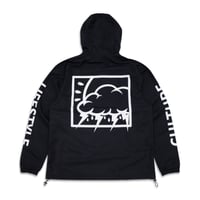 Image 2 of PACKABLE ANORAK WINDBREAKER - BLK