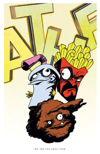 Image 2 of ATHF 11x17 print **DISCOUNT** slightly damaged