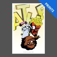 Image 1 of ATHF 11x17 print **DISCOUNT** slightly damaged