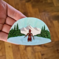 Image 3 of SALE Outdoor Swimmer Brooch 