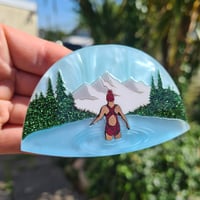 Image 2 of SALE Outdoor Swimmer Brooch 