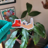 Image 1 of Boot Scratcher Sticker