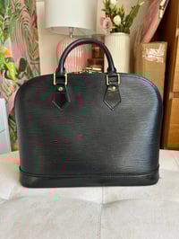 Image 1 of Louis Vuitton Black Epi Leather Alma PM