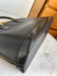 Image 13 of Louis Vuitton Black Epi Leather Alma PM