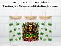 Bob Marley Double Sided Uv Dtf Cup Wrap NRB