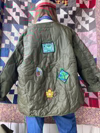 Image 3 of Patched Army Liner Jacket 