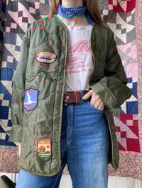 Image 4 of Patched Army Liner Jacket 