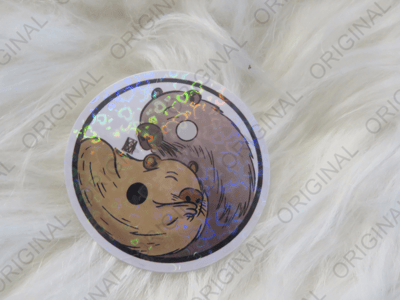 Image of Yin Yang - Capybara Edition Sticker