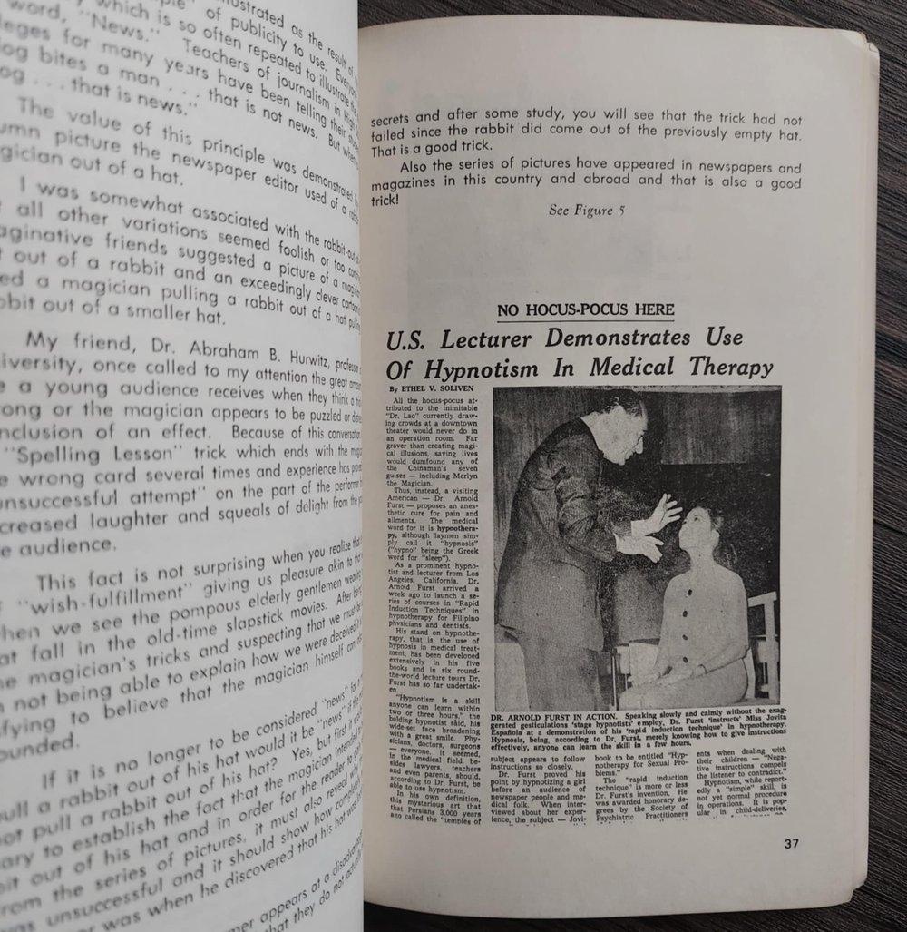 How to Get Publicity in Newspapers…and Other Media, by Arnold Furst - SIGNED