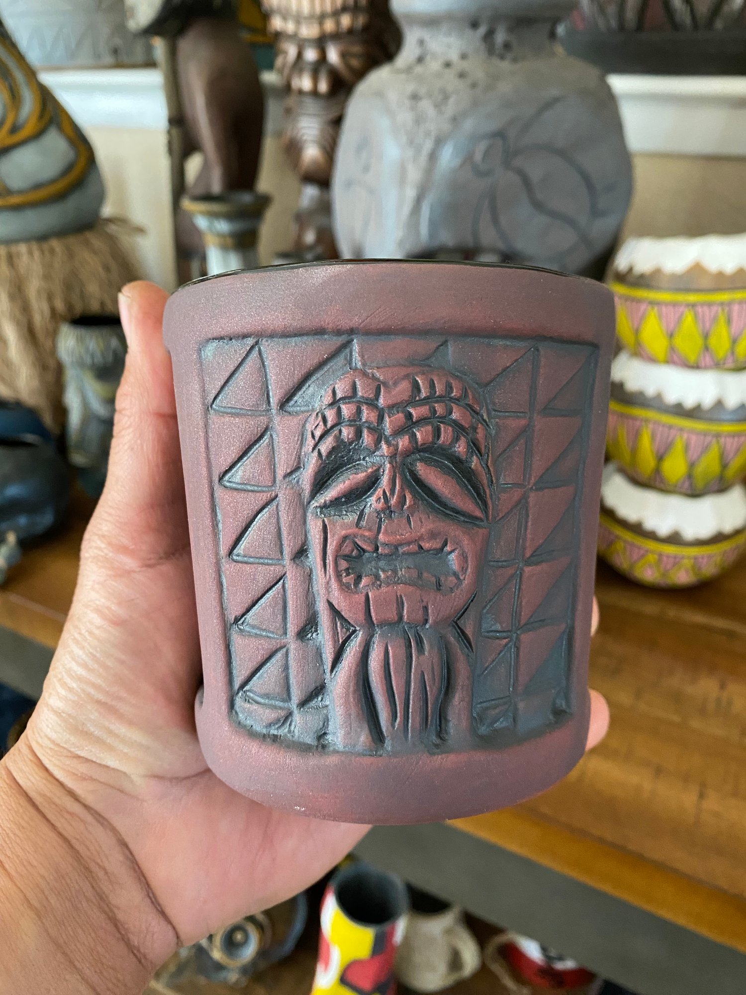 Image of Red Place of Refuge Bucket Mug - US Shipping Included