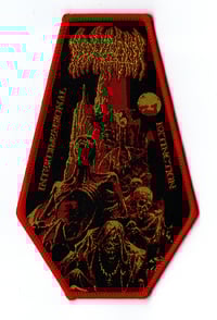 Official Blood Incantation  - Interdimensional  Extinction Red BorderPatch
